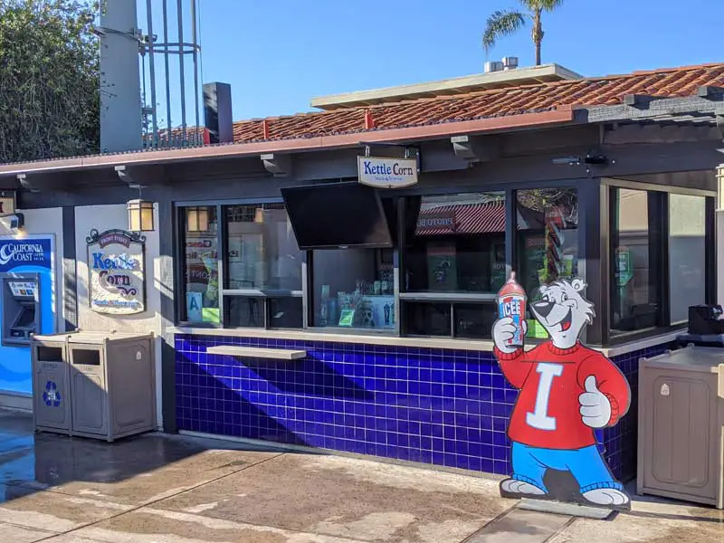 Kettle Corn stand at San Diego Zoo.