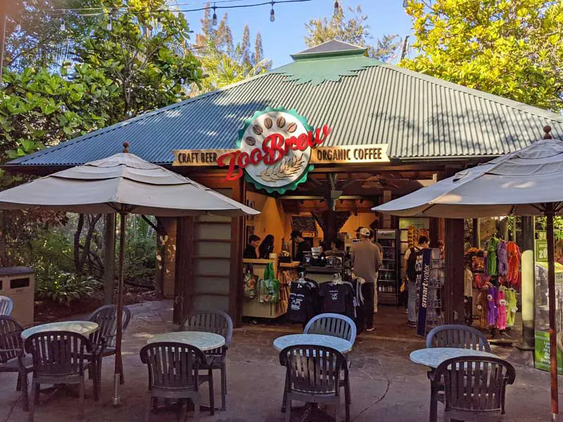 Zoo Brew at the San Diego Zoo. Coffee and local craft beer in the Lost Forest