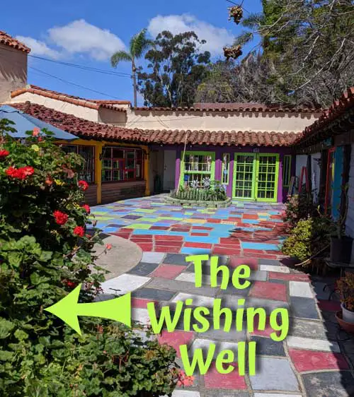 Spanish Village in Balboa Park - the wishing well. In the courtyard where studios 24 through 27 are located.