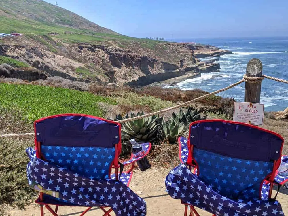 Perfect spot for a picnic at Cabrillo National Monument