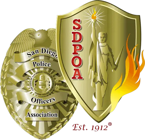 San Diego Police Officers Association logo art