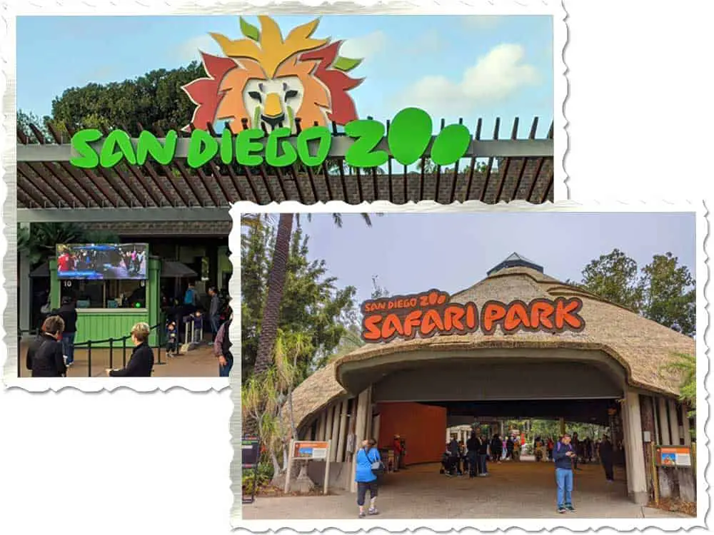 San Diego Zoo and Safari Park entrances