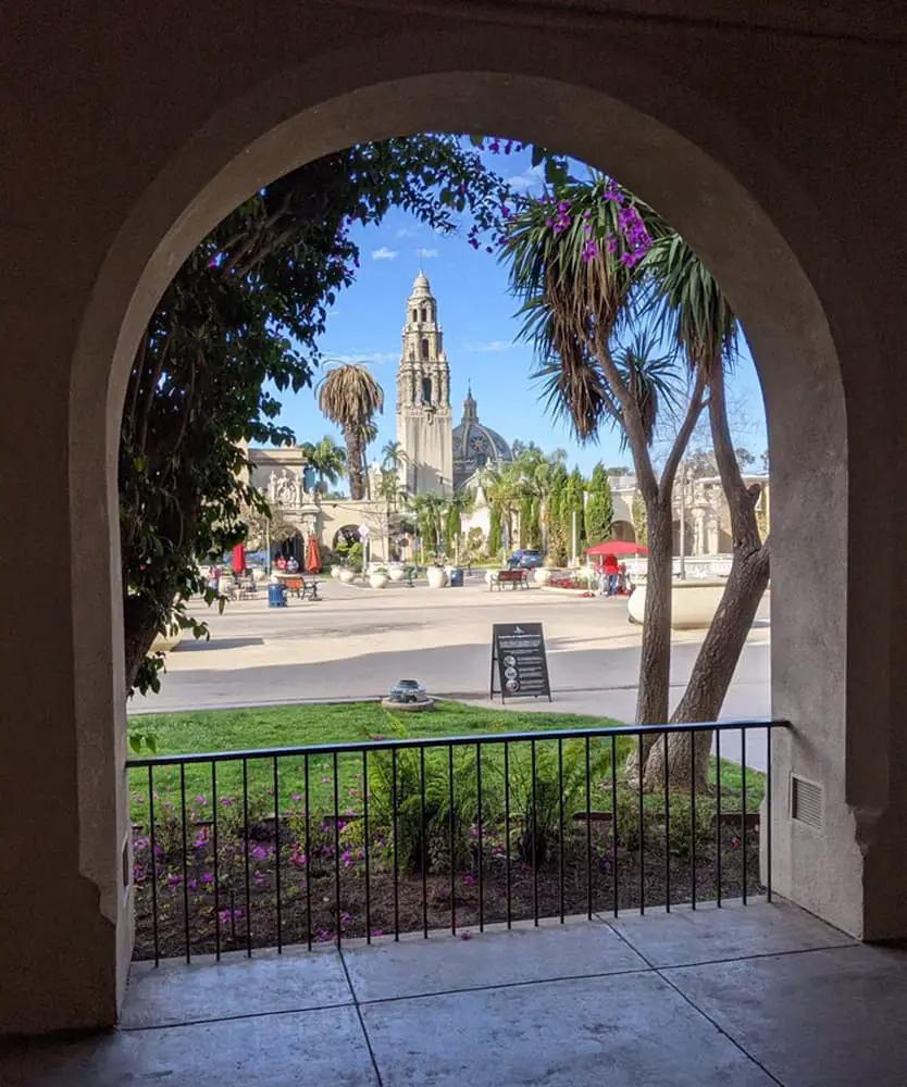 View of the Museum of Us (formerly the Museum of Man) from the Visitor's Center in Balboa Park