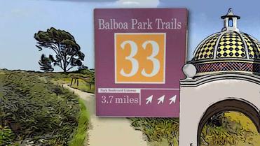 are dogs allowed in balboa park hiking trails